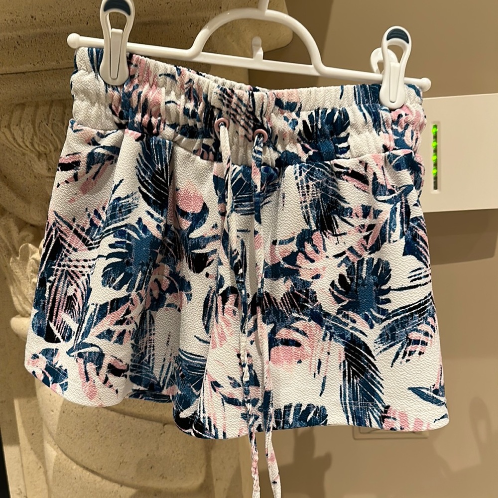 extra small floral shorts